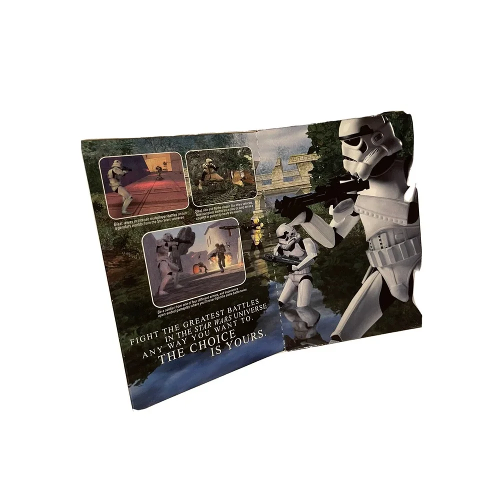 Star Wars: Battlefront (PC, 2004) - 3 Disc Set w/ Book & Box Very Good Condition